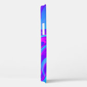 driepuntsdraai, paars blauw Case-Mate iPhone case (Achterkant / Rechts)