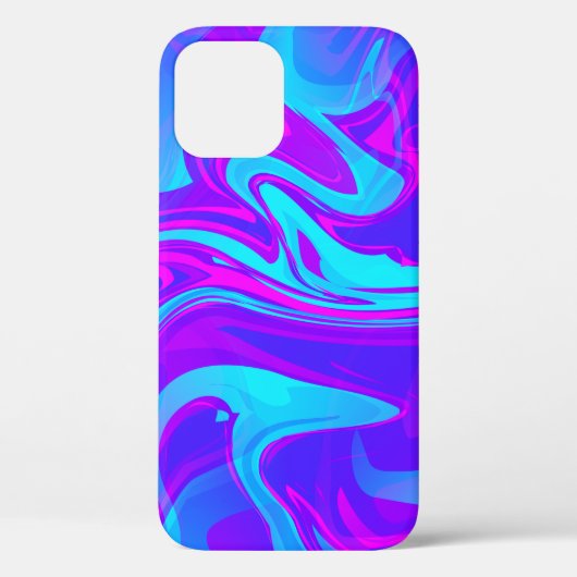 driepuntsdraai, paars blauw Case-Mate iPhone case (Achterkant)