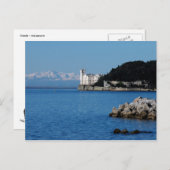 drieste miramare briefkaart (Voorkant / Achterkant)