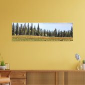 Drievoudig canvas Lanai Ranch Afdruk (Insitu (Woonkamer))