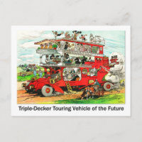 Drievoudig decker Touring Vehicle of the Future
