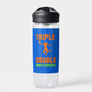 Drievoudig Dubbel Vrouwen Basketbal Shirt Waterfles