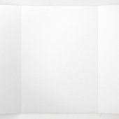Drievoudig Fold-programma met letters Drieluik Programma (Binnenkant midden)