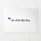 Drievoudig Fold-programma met letters Drieluik Programma (Cover)