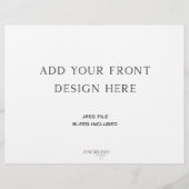 Drievoudig huwelijksprogramma 8.5x11" (Voorkant)