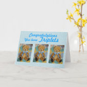 drievoudig kaart (Gele Bloem)