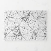 Drievoudig Letter Fold Card Drieluik Kaart (Cover)