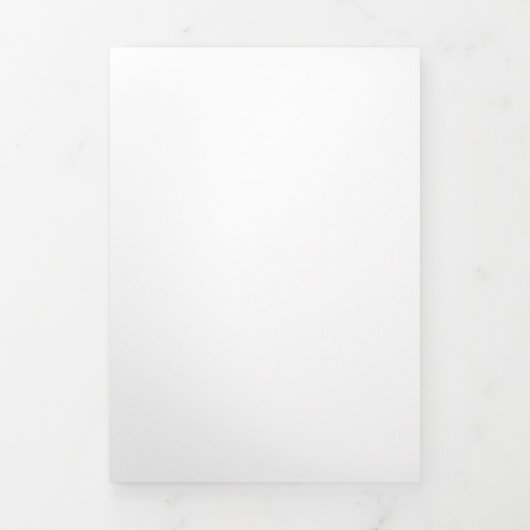 Drievoudig Letter Fold Card Drieluik Kaart (Cover)