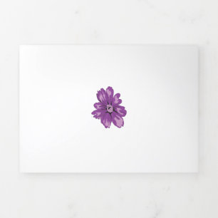 Drievoudig Letter Fold Card Drieluik Kaart