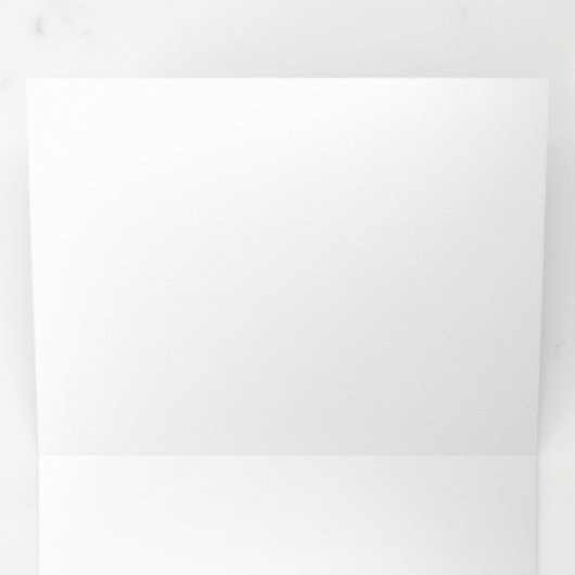 Drievoudig Letter Fold Card Drieluik Kaart (Binnenzijde eerst)