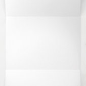 Drievoudig Letter Fold Card Drieluik Kaart (Binnenkant midden)