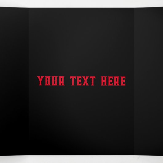 Drievoudig Letter Fold Card Drieluik Kaart (Binnenkant midden)