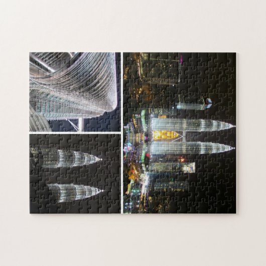 drievoudig petronaaltje legpuzzel (Horizontaal)