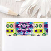 Drievoudig ventilatorpatroon etiket (Insitu)