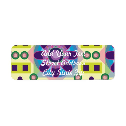 Drievoudig ventilatorpatroon etiket (Voorkant)