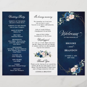 Drievoudig weddenschap tussen Navy Blue Blush Roos