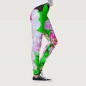 Drievoudige Bloem Kunst Abstracte Leggings (Rechts)