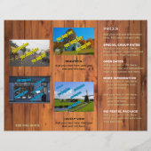 Drievoudige brochure Rustic Cherry (Achterkant)