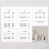 Drievoudige brochure voor aangepaste zakelijke Log (Achterkant)