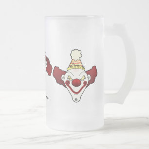 Drievoudige Clown Bevroren Bierpul Matglas Bierpul