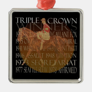 Drievoudige Crown Winners Gifts & Party Supply Metalen Ornament