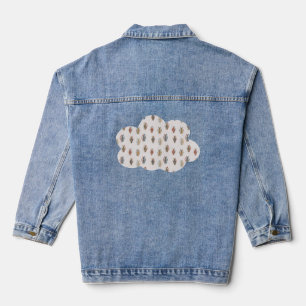 Drievoudige diamanten denim jacket