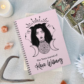 Drievoudige Godin Hecate Zwart & Roze Wicca Tarot Notitieboek