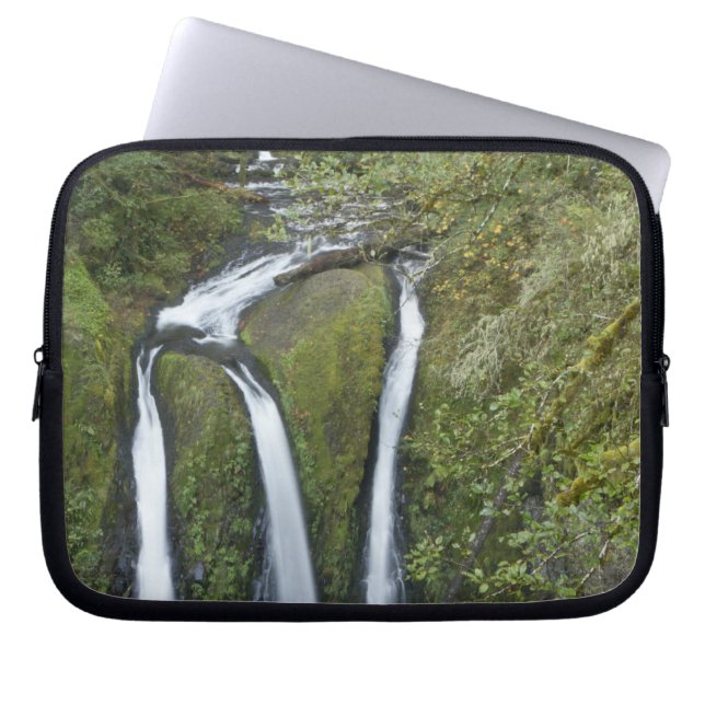 Drievoudige Herfsten, Columbia River Gorge Laptop Sleeve (Voorkant)