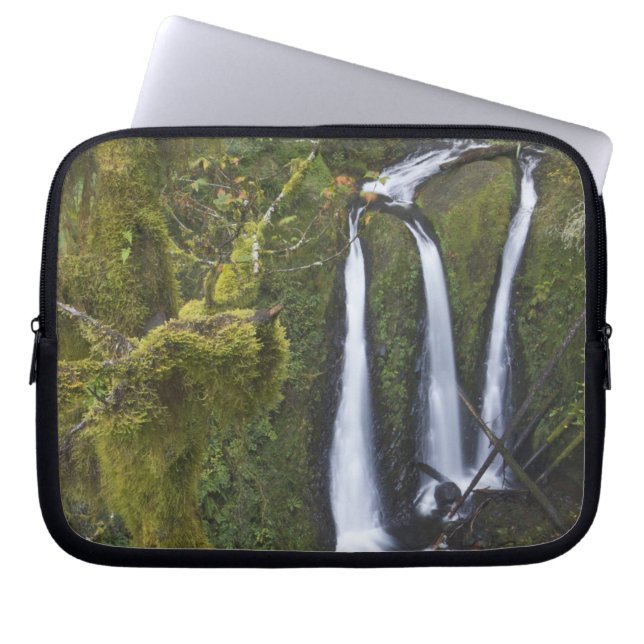 Drievoudige Herfsten, Columbia River Gorge Laptop Sleeve (Voorkant)