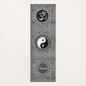 Drievoudige Hexagon Mandalas OM Symbool Yin Yang N Yogamat (Voorkant)