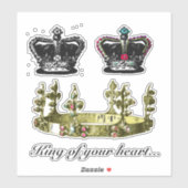  drievoudige kruisingen vinyllaptopsticker sticker (Vel)