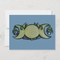 Drievoudige Maanbloei – Botanisch Wiccaans Symbool