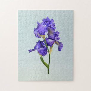 Drievoudige Paarse iris Legpuzzel