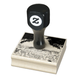 Drievoudige Pareltjes: Boeddha, Dharma, Sangha Rub Rubberstempel