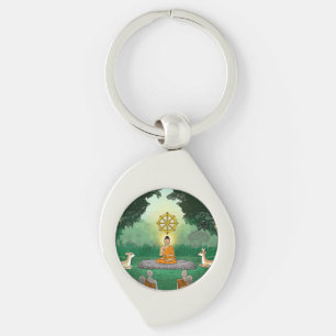 Drievoudige Pareltjes: Boeddha, Dharma, Sangha Sle Sleutelhanger
