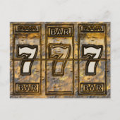 Drievoudige sleufsleuven briefkaart (Voorkant)