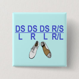 Drievoudige stap voor registratie vierkante button 5,1 cm