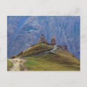 Drievuldigheidskerk Stepantsminda Kazbegi Georgia Briefkaart (Voorkant)