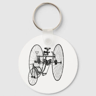 Driewielige fiets sleutelhanger