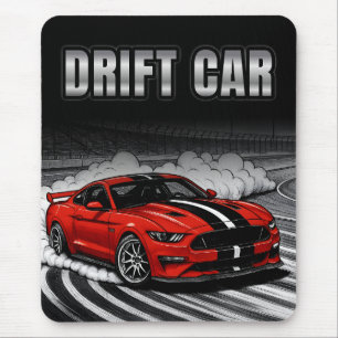 Drift Auto Rood Spier Muismat