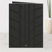 Drift Auto Rood Spierballen Kaart (Achterkant)