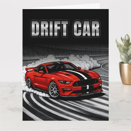 Drift Auto Rood Spierweefsel Kaart (Kleine Plant)