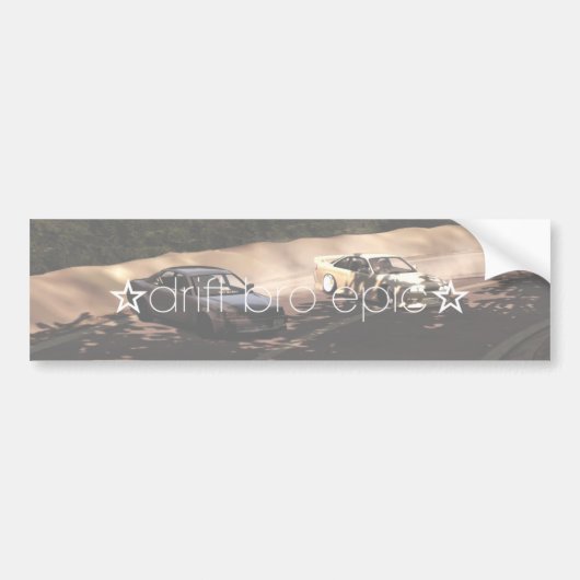 Drift Bro Epic Bumpersticker (Voorkant)