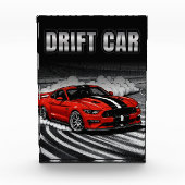 Drift Car Red Muscle Fotoblokken (Voorkant)