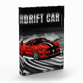 Drift Car Red Muscle Fotoblokken (Links)