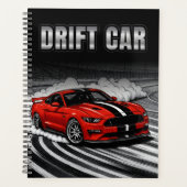 Drift Car Red Muscle Planner (Voorkant)