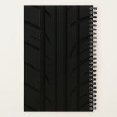 Drift Car Red Notebook Cover Notitieboek (Achterkant)