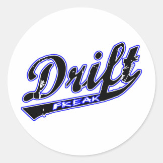 Drift Freak Ronde Sticker