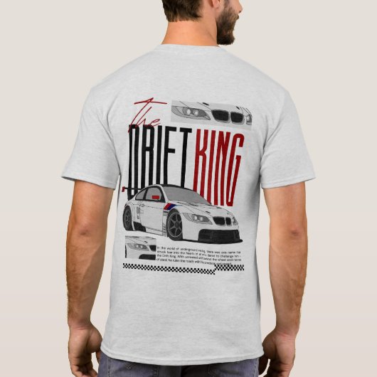 "DRIFT KING" T-SHIRT (Achterkant)
