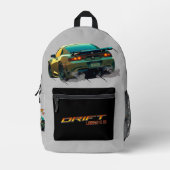 DRIFT LEGEND SUPRA MK4 - ANIME STIJL BEDRUKTE RUGZAK (Voorkant)